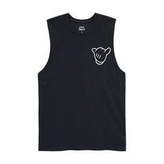 ITS ALL GOOD MENS SMALL PRINT MUSCLE TEE